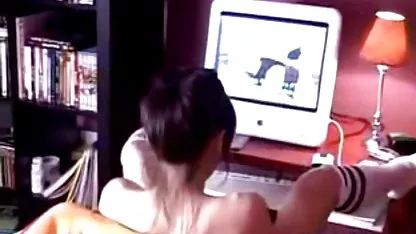 Espectacular hembra da el coño mujeres chichonas encueradas a la pareja sexual